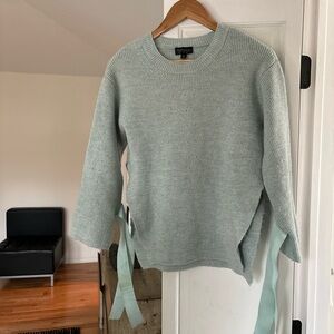 Topshop Women's Light Green Sweater